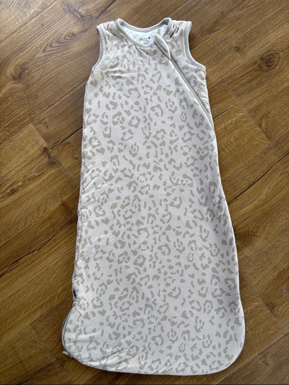 KYTE Baby Sleep Sack Medium - Tan Leopard 1.0 TOG